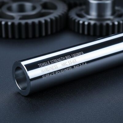 Chroomzuigerstang met oppervlakte ruwheid Ra0.2-0.4 en treksterkte 800-1000MPa en HRC 55-63 hardheid voor duurzame mechanische systemen